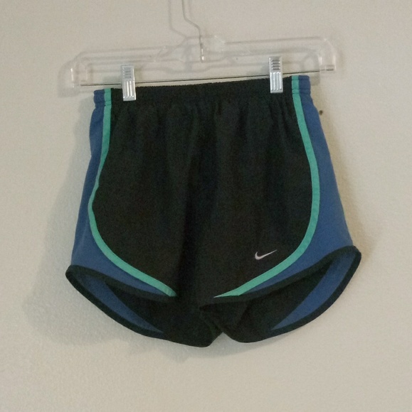Nike Pants - Nike Dri-Fit Shorts with Blue & Aqua Detailing